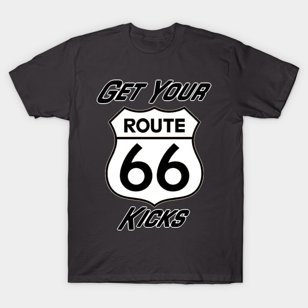 Get your kicks on 66 T-Shirt by TrashCanTees